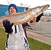 Derek Lanoue with a Spotted Muskellunge