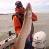 Derek Lanoue with a Spotted Muskellunge