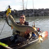 Zach Price with a Spotted Muskellunge